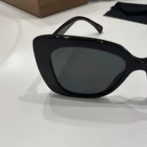 CHANEL | Accessories | Chanel Black Semirimless Sunglasses  display picture 2